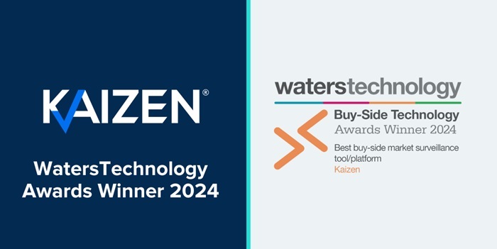 Kaizen wins Best Buy-side Market Surveillance platform at WatersTechnology – Buy-Side Technology Awards 2024